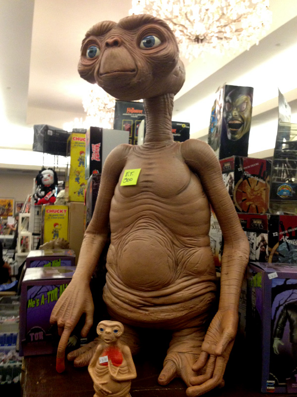 E.T. and son