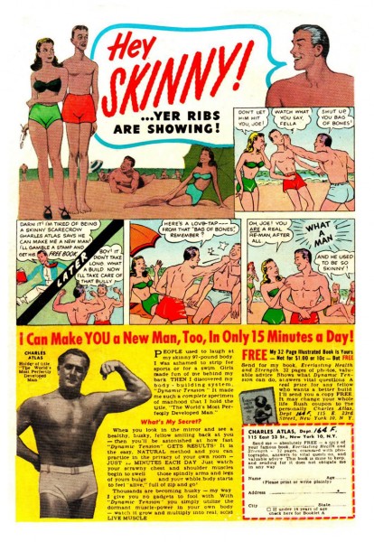 Charles Atlas Comic Book Ad