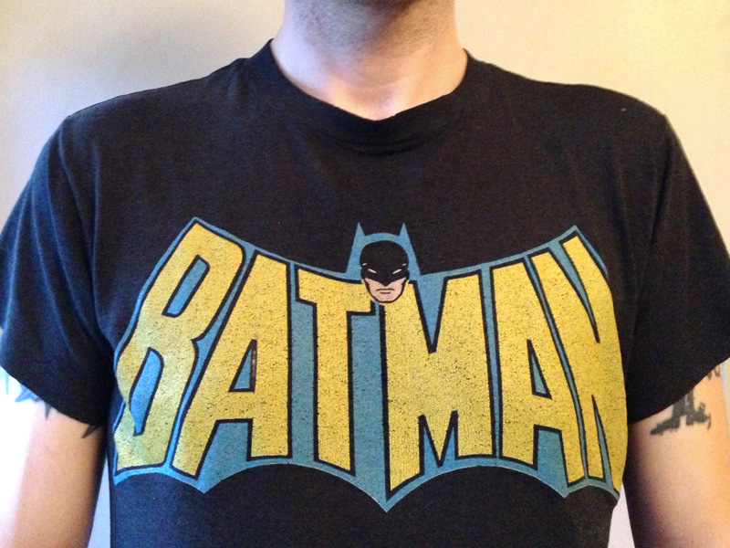 My current threadbare Batman t-shirt