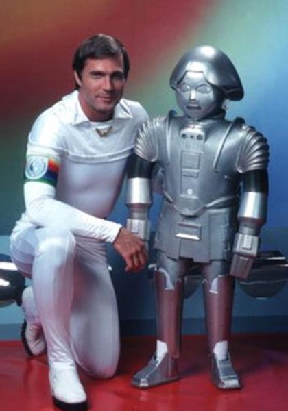 Gil Gerard as Buck Rogers and Felix Silla as Twiki