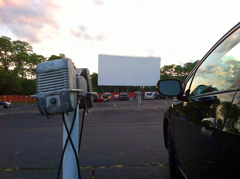 Before the show, Wellfleet Drive-In, Wellfleet, MA