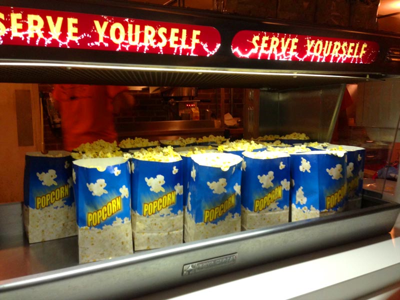 Popcorn at the Mansfield Drive-In