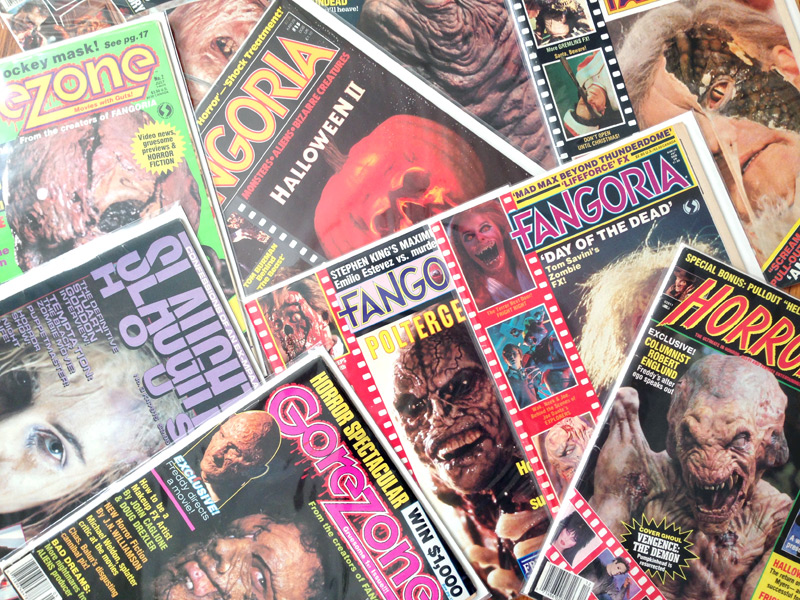 1980s horror movie magazines