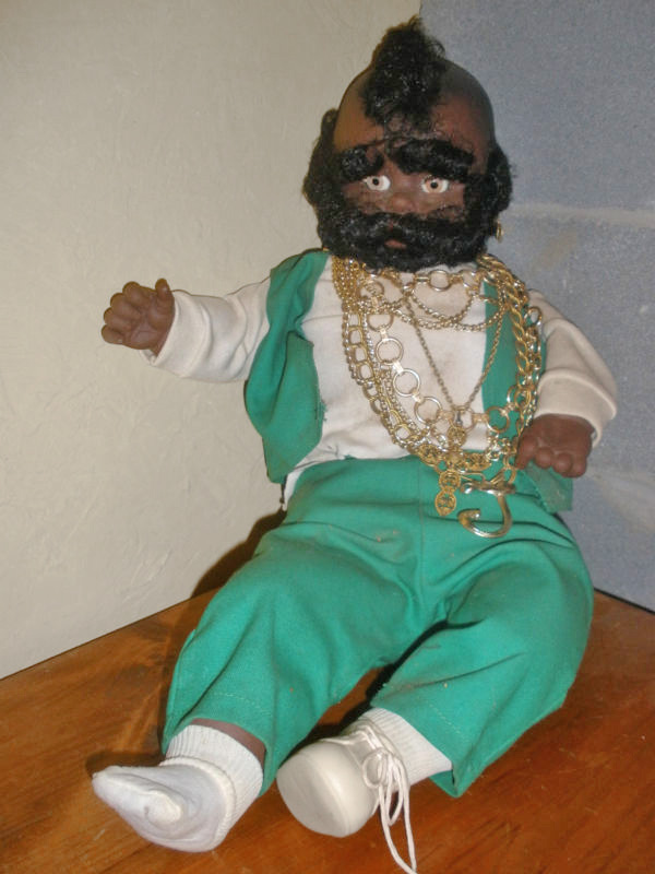 Evil Mr. T doll via karolinagreen8200 