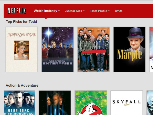 What are you trying to tell me, Netflix?