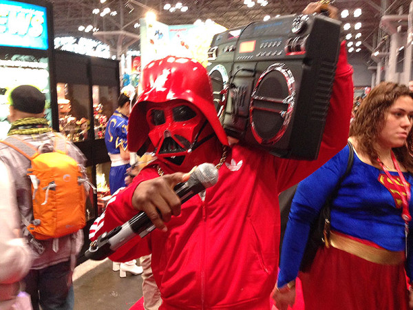 Old-school hip-hop Vader, NY Comic Con 2013