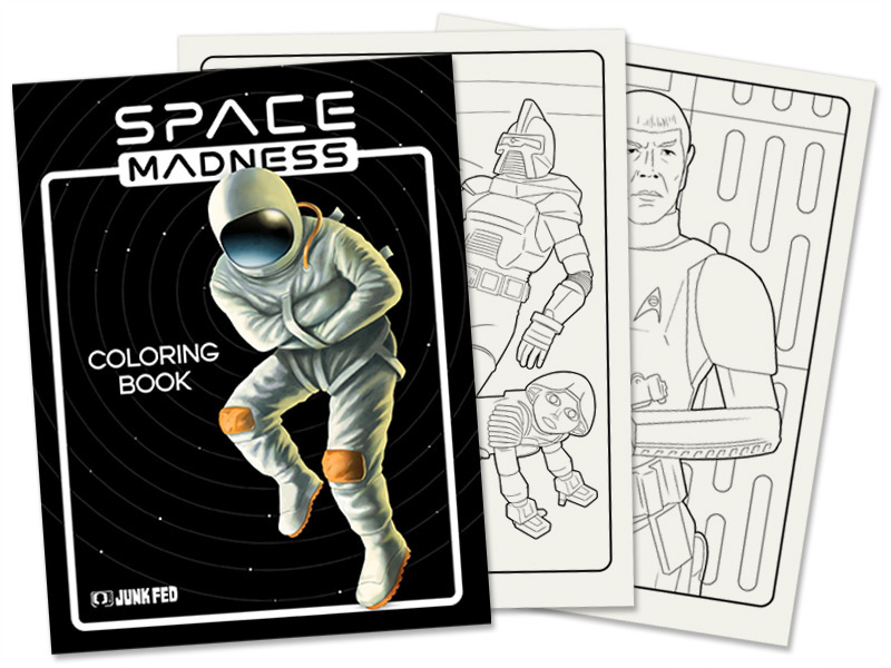 Space Madness Coloring Book