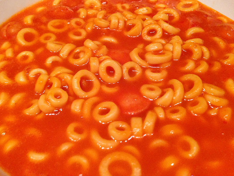 Campbell's SpaghettiOs with Sliced Franks