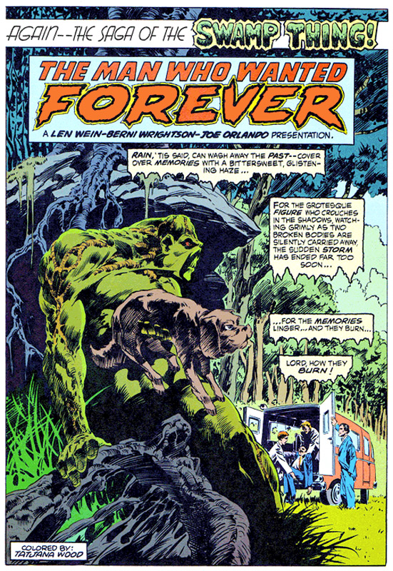 Even Swamp Thing gets nostalgic